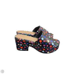 Shoes Heels Block By Bamboo In Multi-colored, Size: 8.5