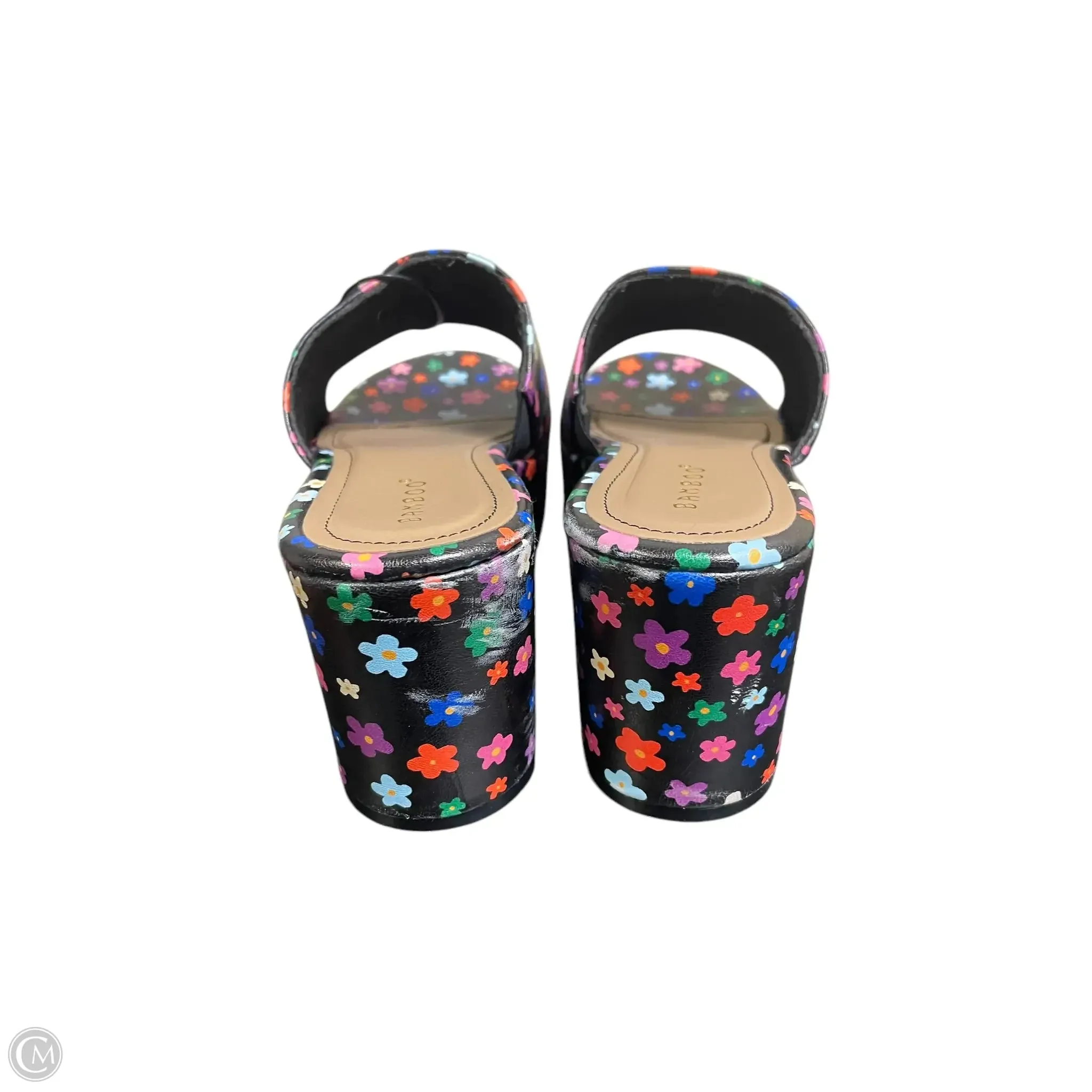 Shoes Heels Block By Bamboo In Multi-colored, Size: 8.5