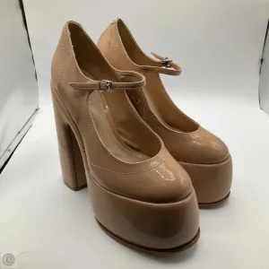 Shoes Heels Block By Cmb In Tan, Size: 7