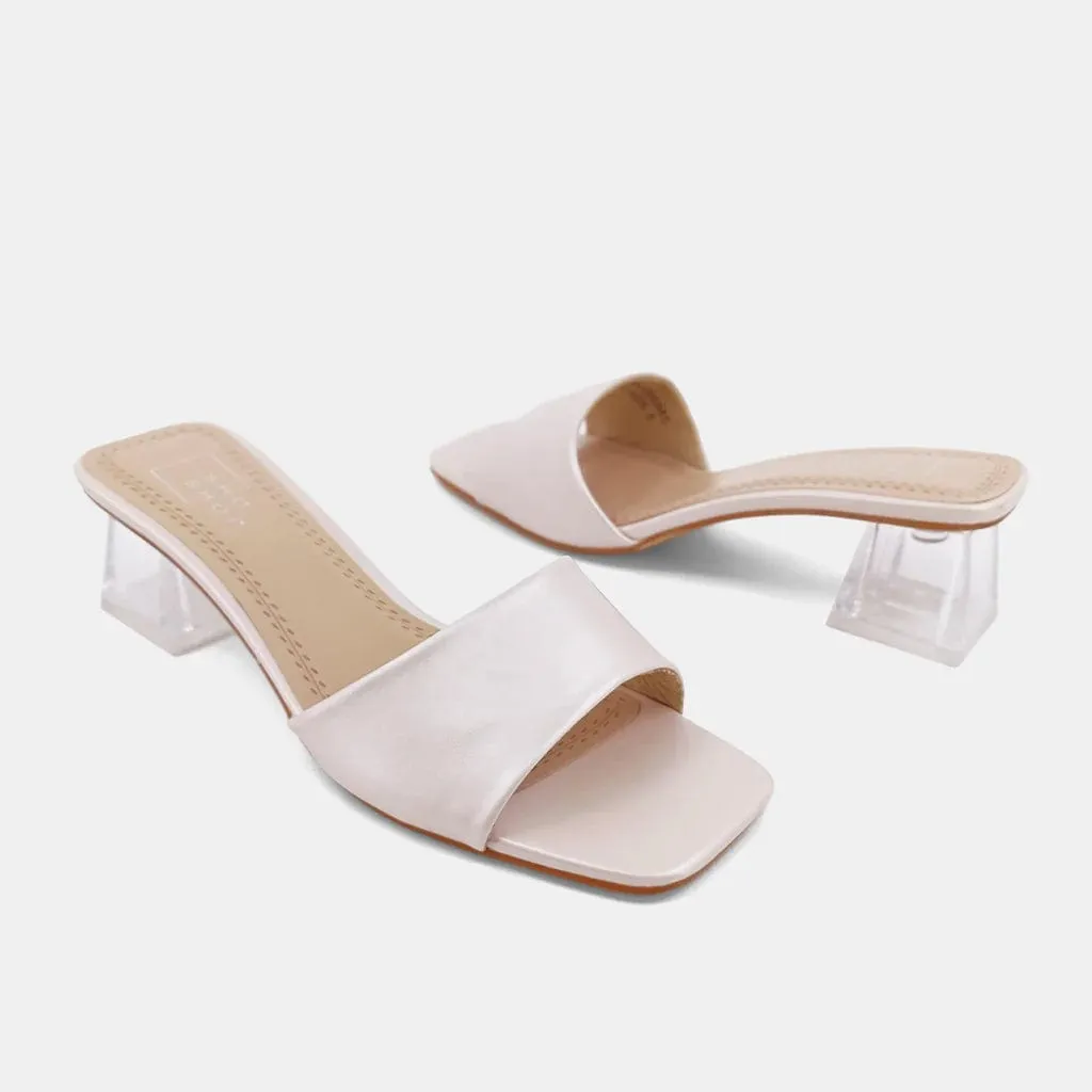 Shu Shop Fergie Kitten Heels-Metallic Beige