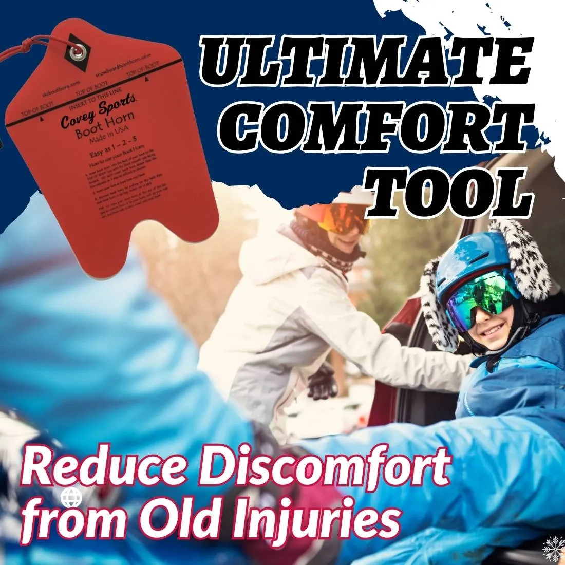 Ski & Snowboard Boot Horn (Pack of 2)