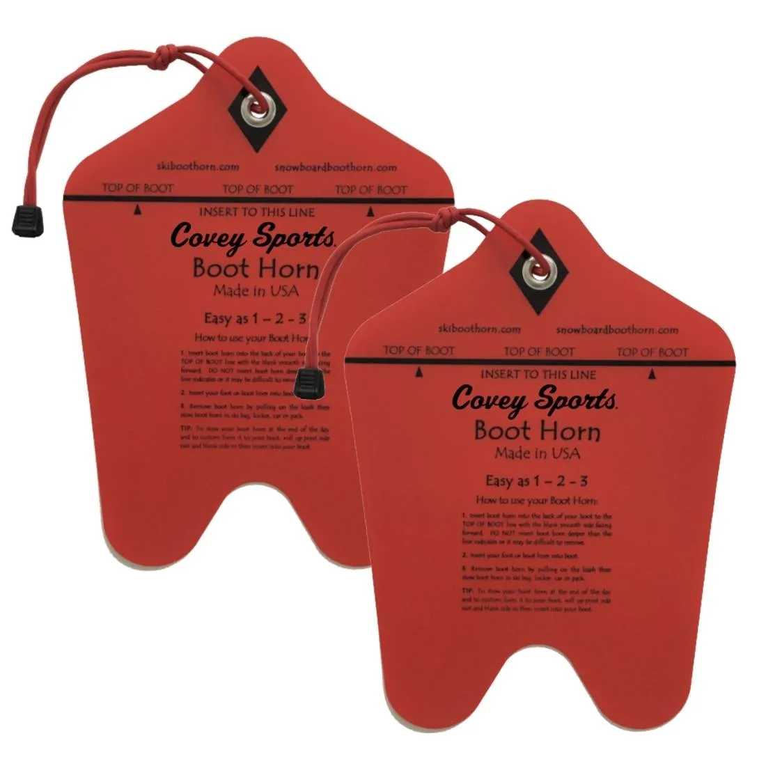 Ski & Snowboard Boot Horn (Pack of 2)
