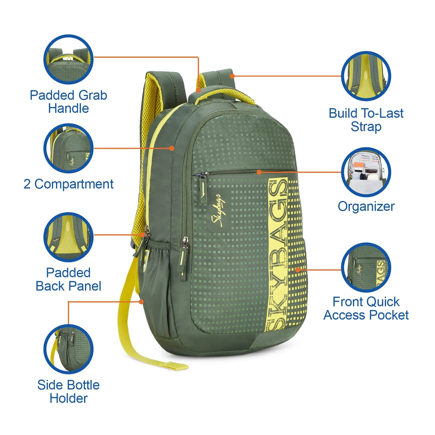 Skybags Fuse  27L Backpack