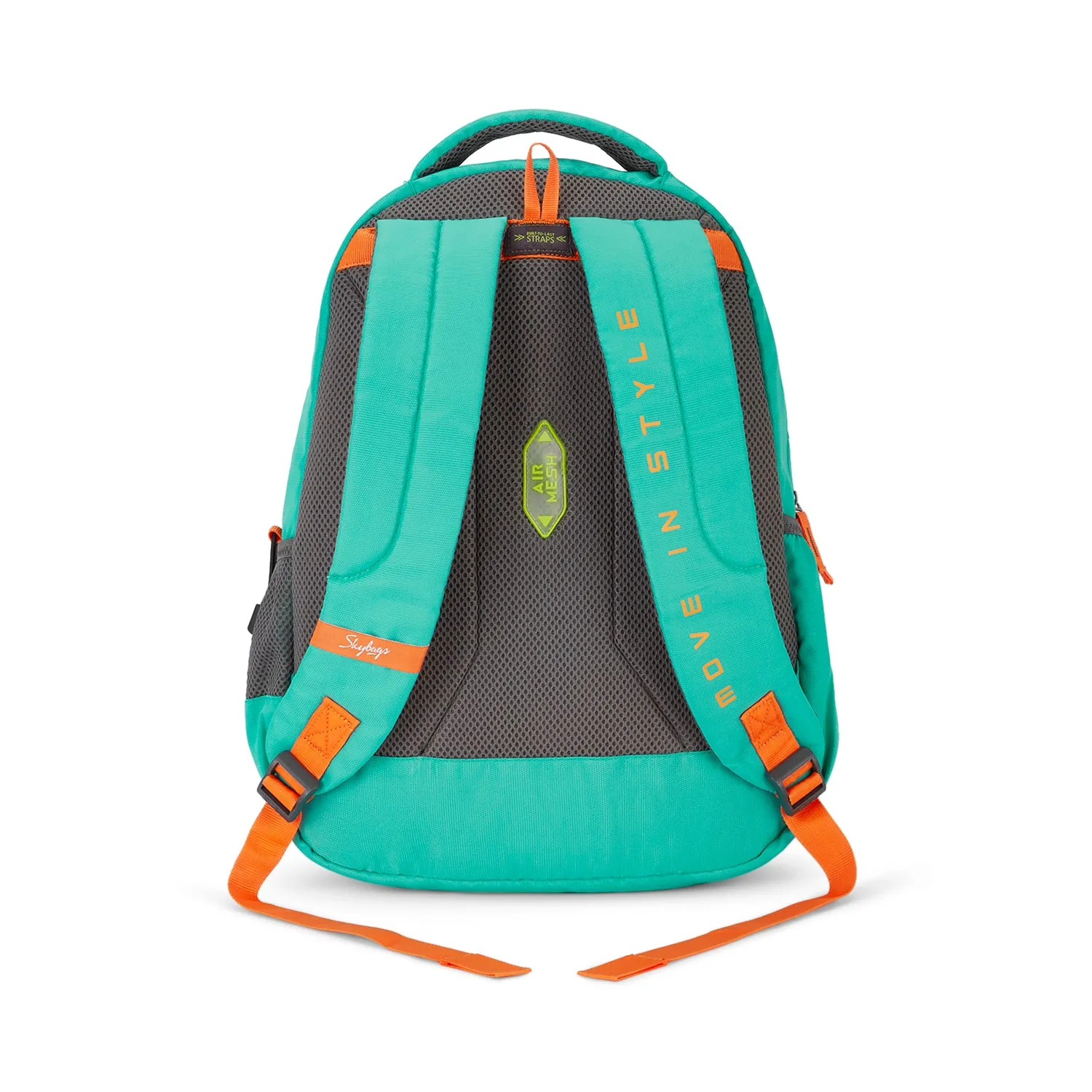 Skybags New Neon 22  02 School Backpack Teal