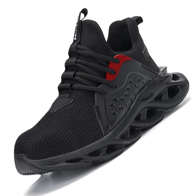 Sneakers Anti-puncture Work Shoes Men Steel Toe Shoes Footwear