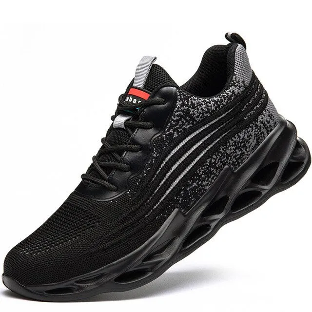 Sneakers Anti-puncture Work Shoes Men Steel Toe Shoes Footwear