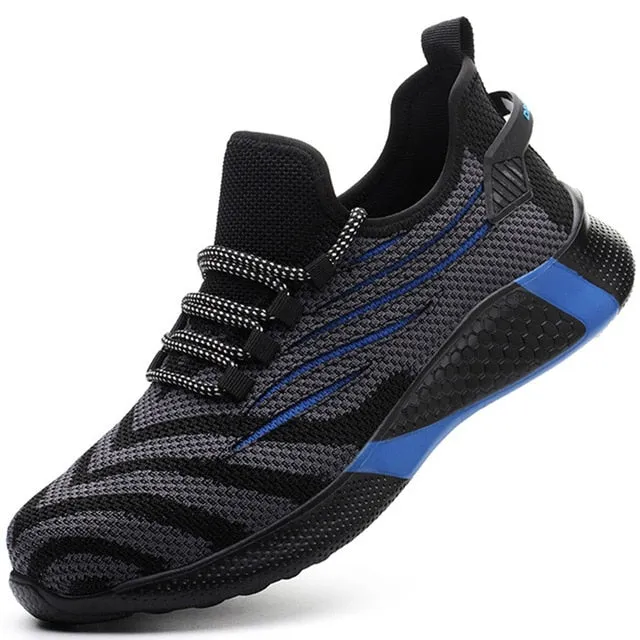 Sneakers Anti-puncture Work Shoes Men Steel Toe Shoes Footwear