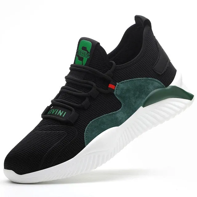 Sneakers Anti-puncture Work Shoes Men Steel Toe Shoes Footwear