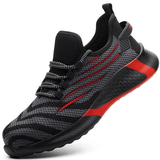 Sneakers Anti-puncture Work Shoes Men Steel Toe Shoes Footwear