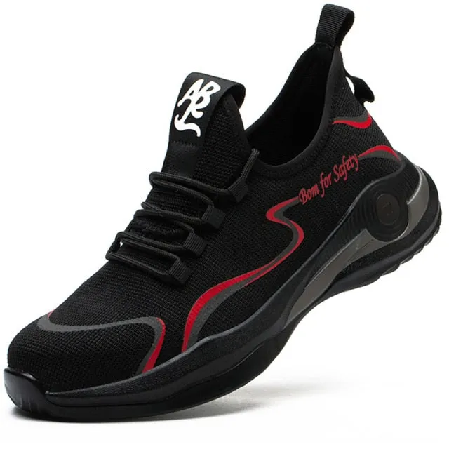 Sneakers Anti-puncture Work Shoes Men Steel Toe Shoes Footwear