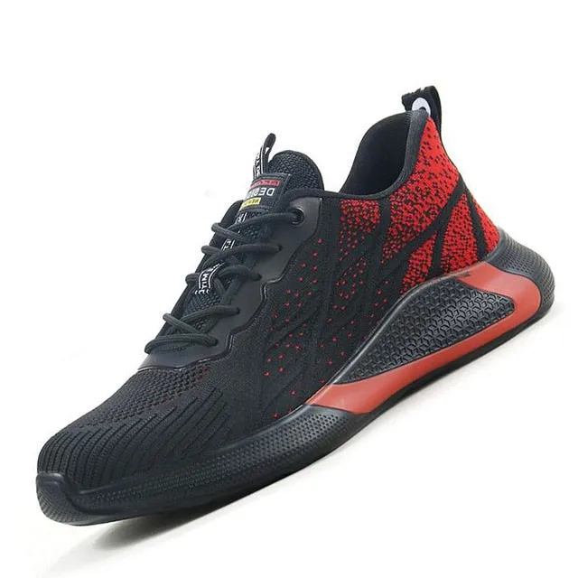 Sneakers Anti-puncture Work Shoes Men Steel Toe Shoes Footwear