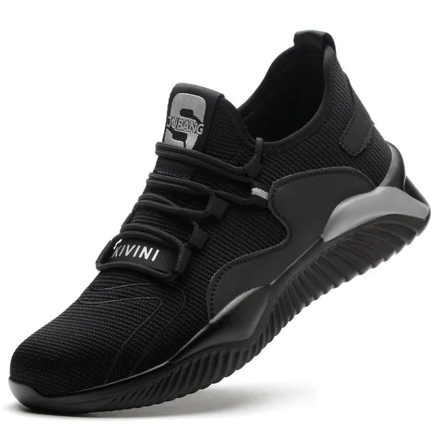 Sneakers Anti-puncture Work Shoes Men Steel Toe Shoes Footwear