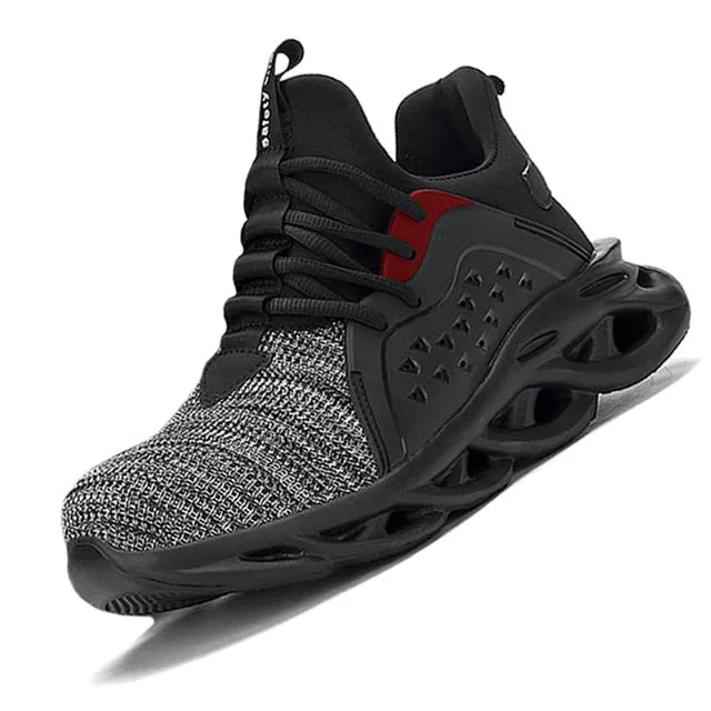 Sneakers Anti-puncture Work Shoes Men Steel Toe Shoes Footwear