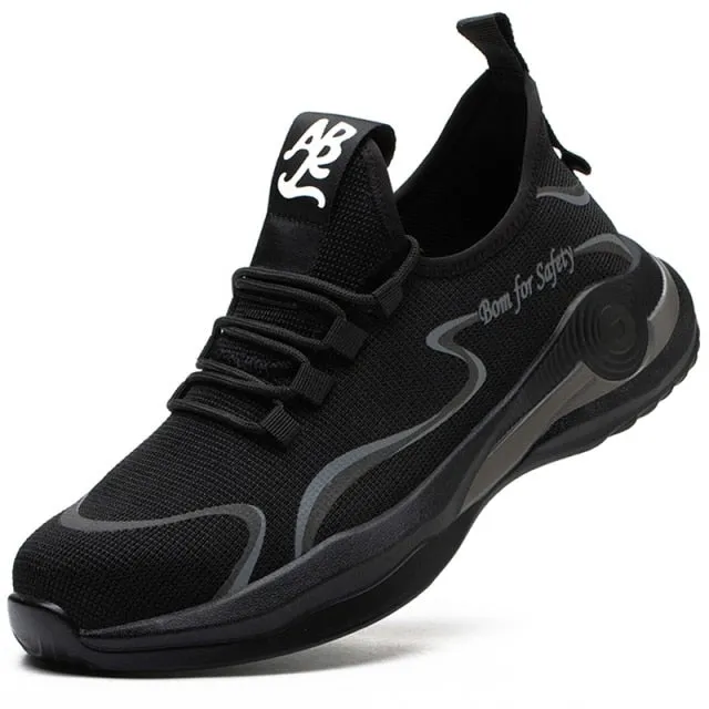 Sneakers Anti-puncture Work Shoes Men Steel Toe Shoes Footwear