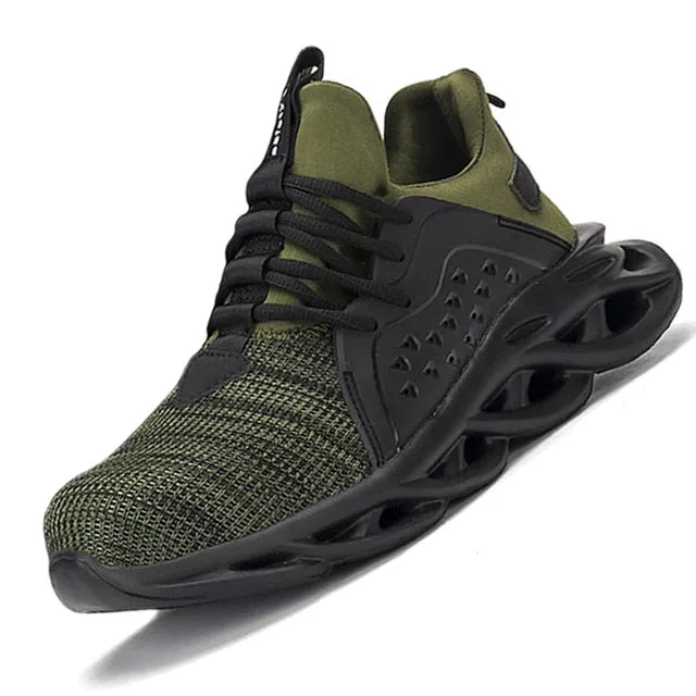 Sneakers Anti-puncture Work Shoes Men Steel Toe Shoes Footwear