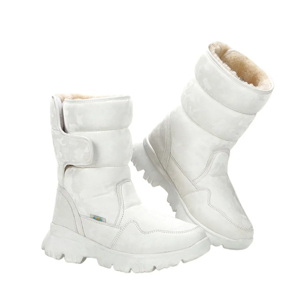 Snow White Glam Women Winter Snowboots