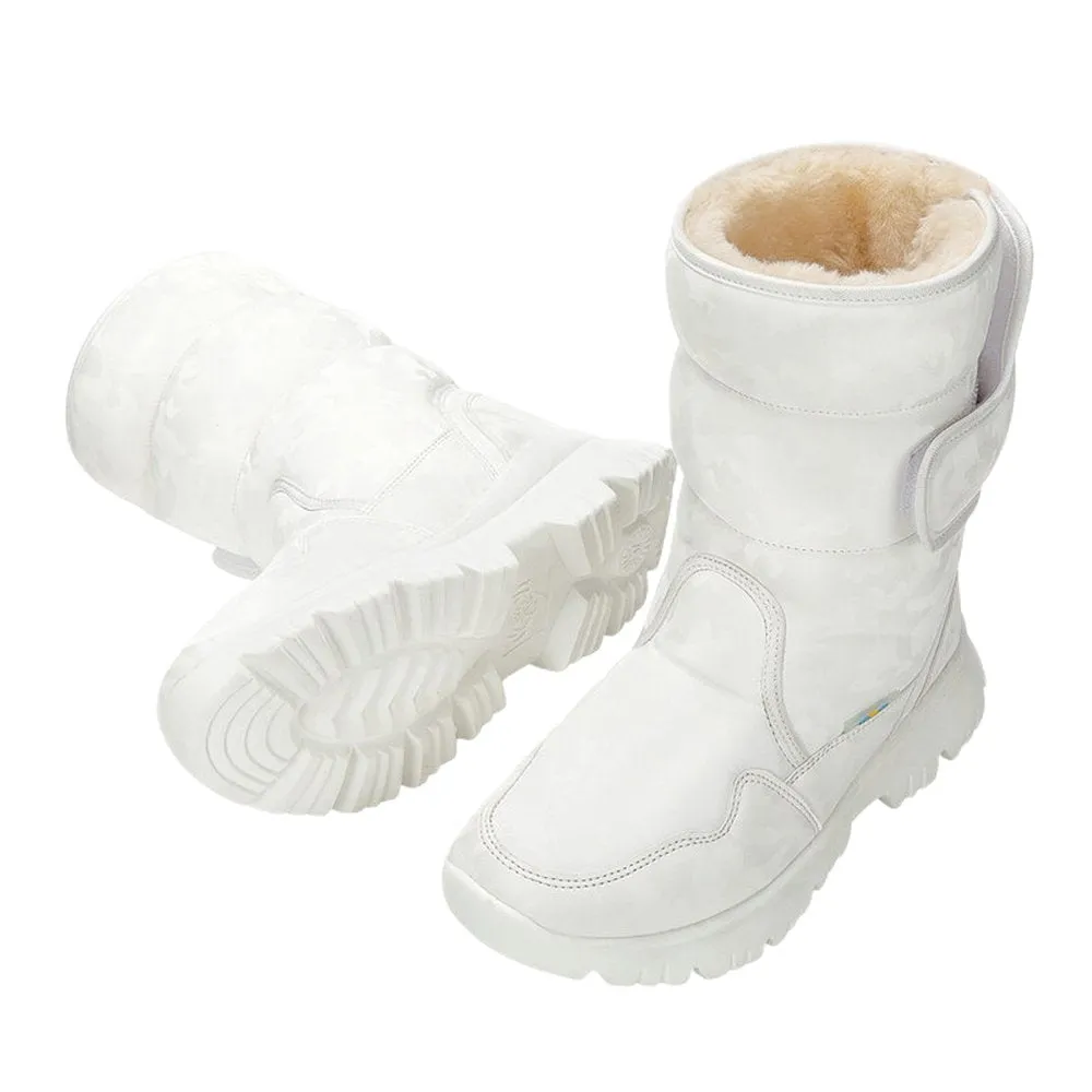 Snow White Glam Women Winter Snowboots
