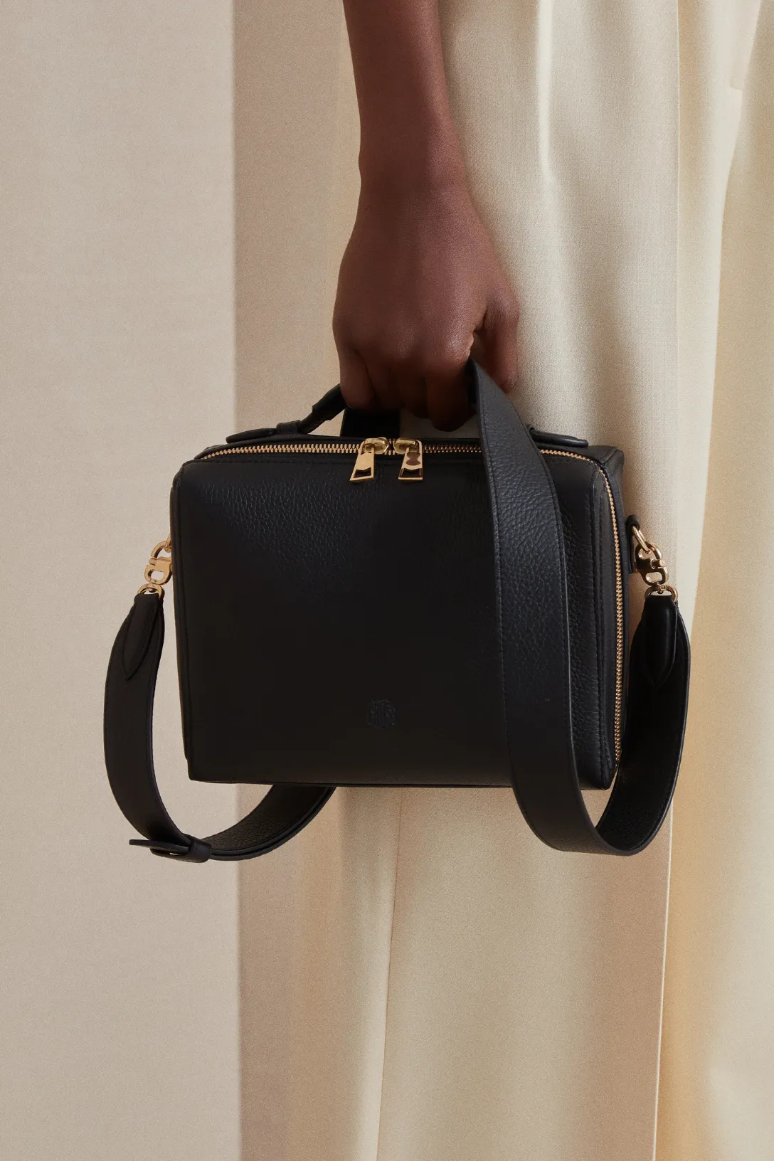 Soft Trunk Bag Tumbled Grain | Black