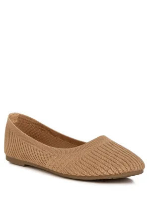 Solid Casual Ballet Flats
