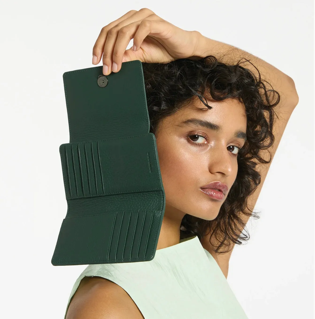Status Anxiety II VISIONS Fold Card Wallet - teal