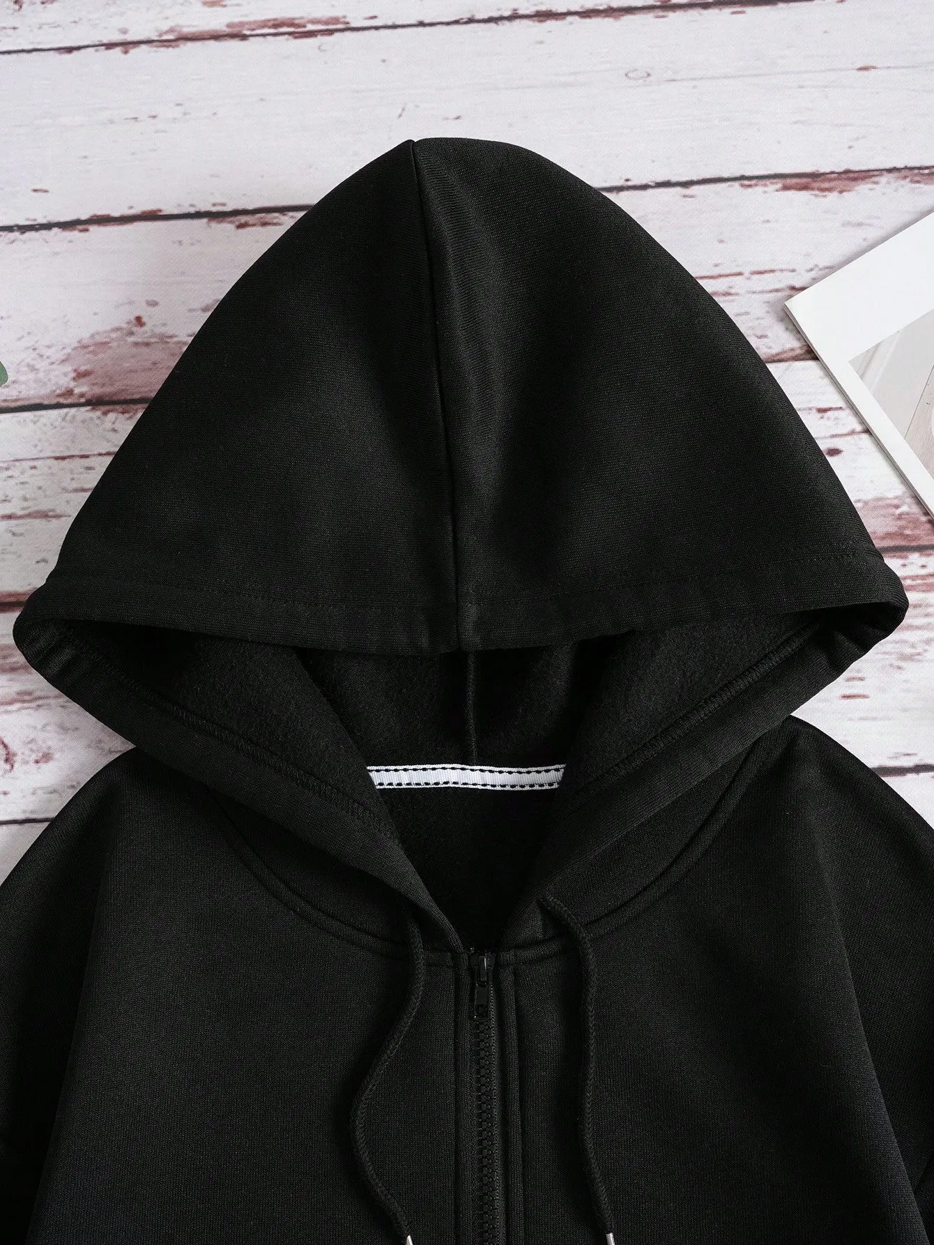 Sudadera Con Capucha Y Cierre Para Mujer  CR