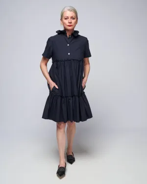 summer dress - navy