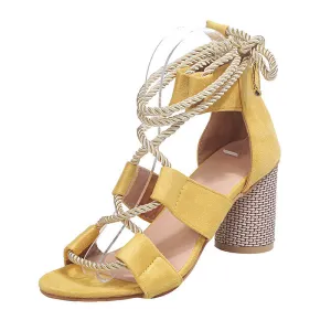 Summer Strap Shoes Women's Large Size Women's Shoes Thick With