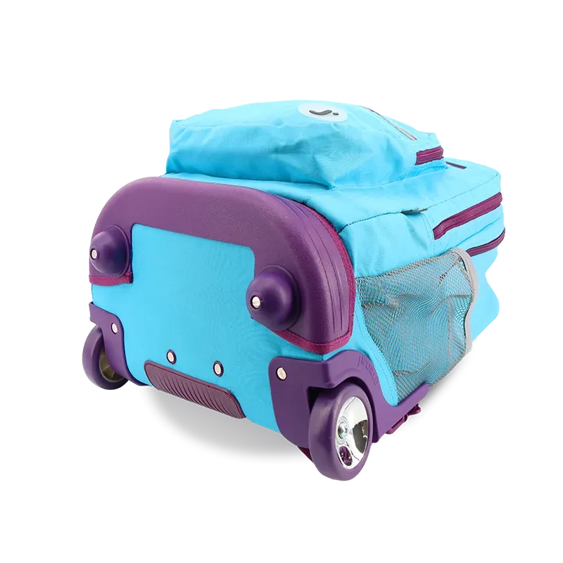 Sundance Laptop Rolling Backpack (20 Inch) in Sky Blue