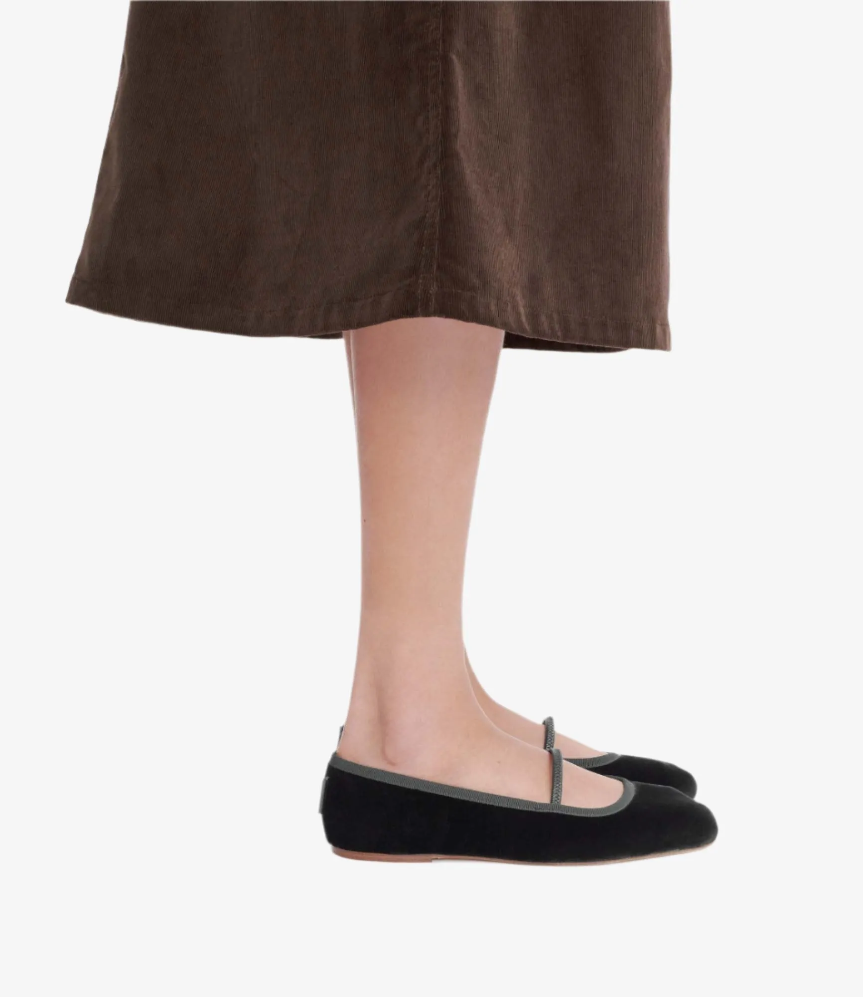 Swan ballet flats