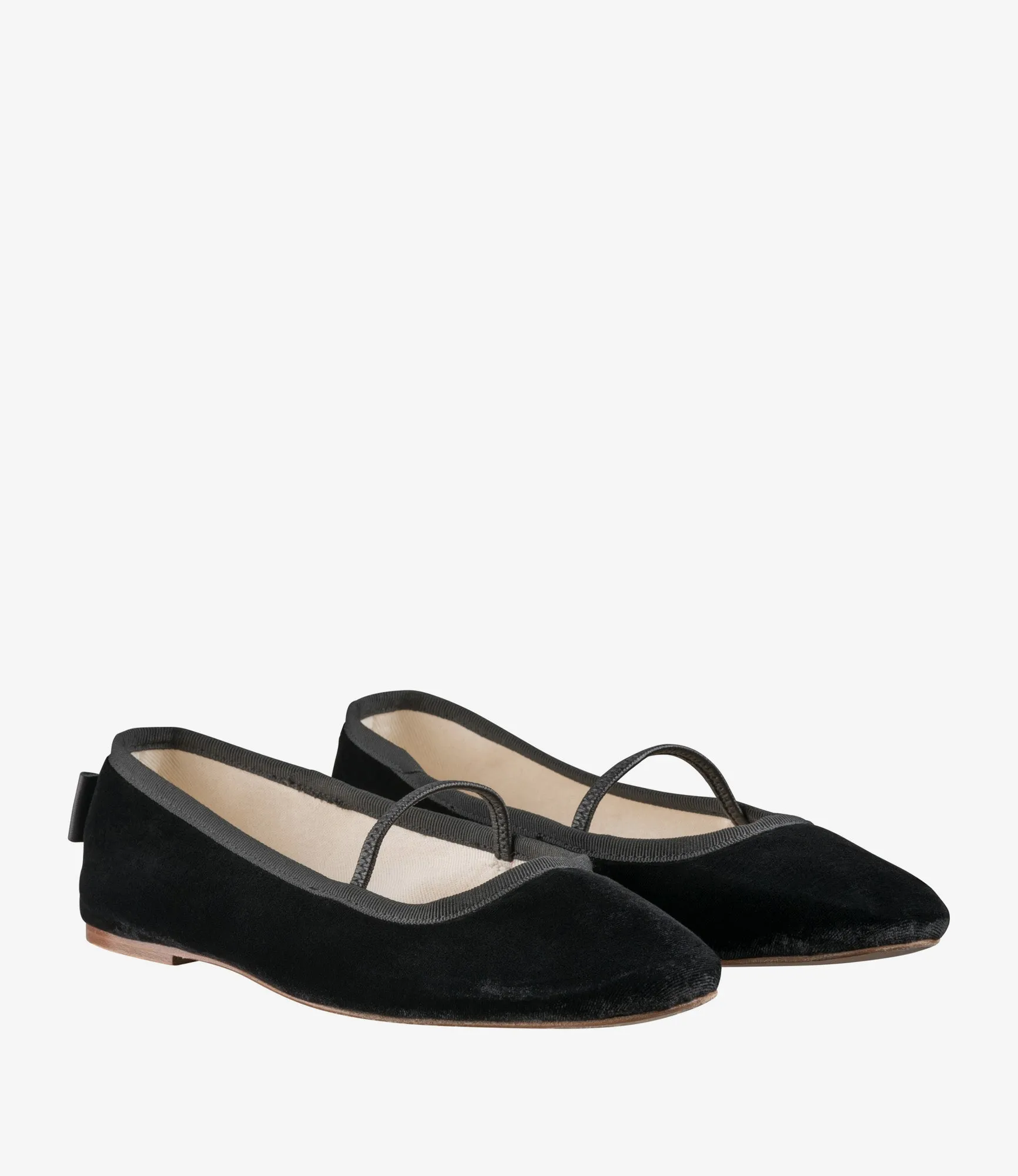 Swan ballet flats
