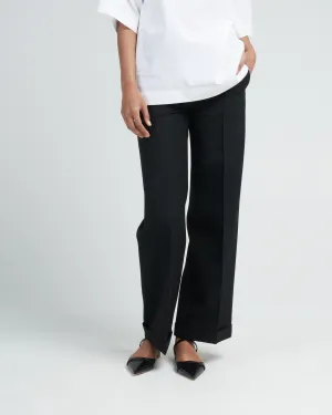 tailored suit trousers - black