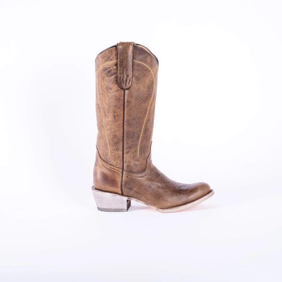 TANNER MARK WOMEN’S Savage Tobacco Cowgirl Boots Round Toe