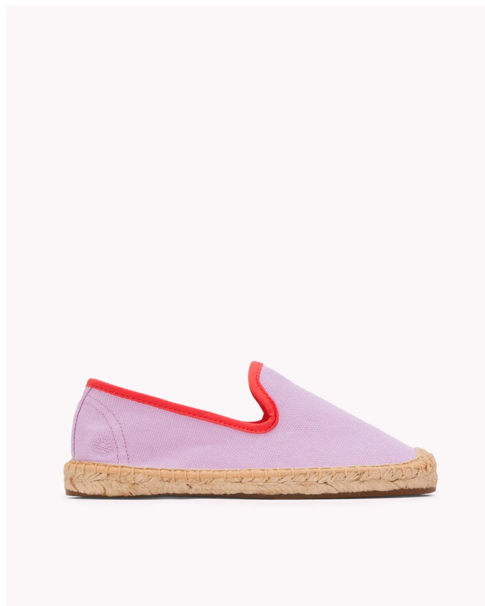 The Smoking Slipper - Contrast Piping - Lavender / Red - Kids'