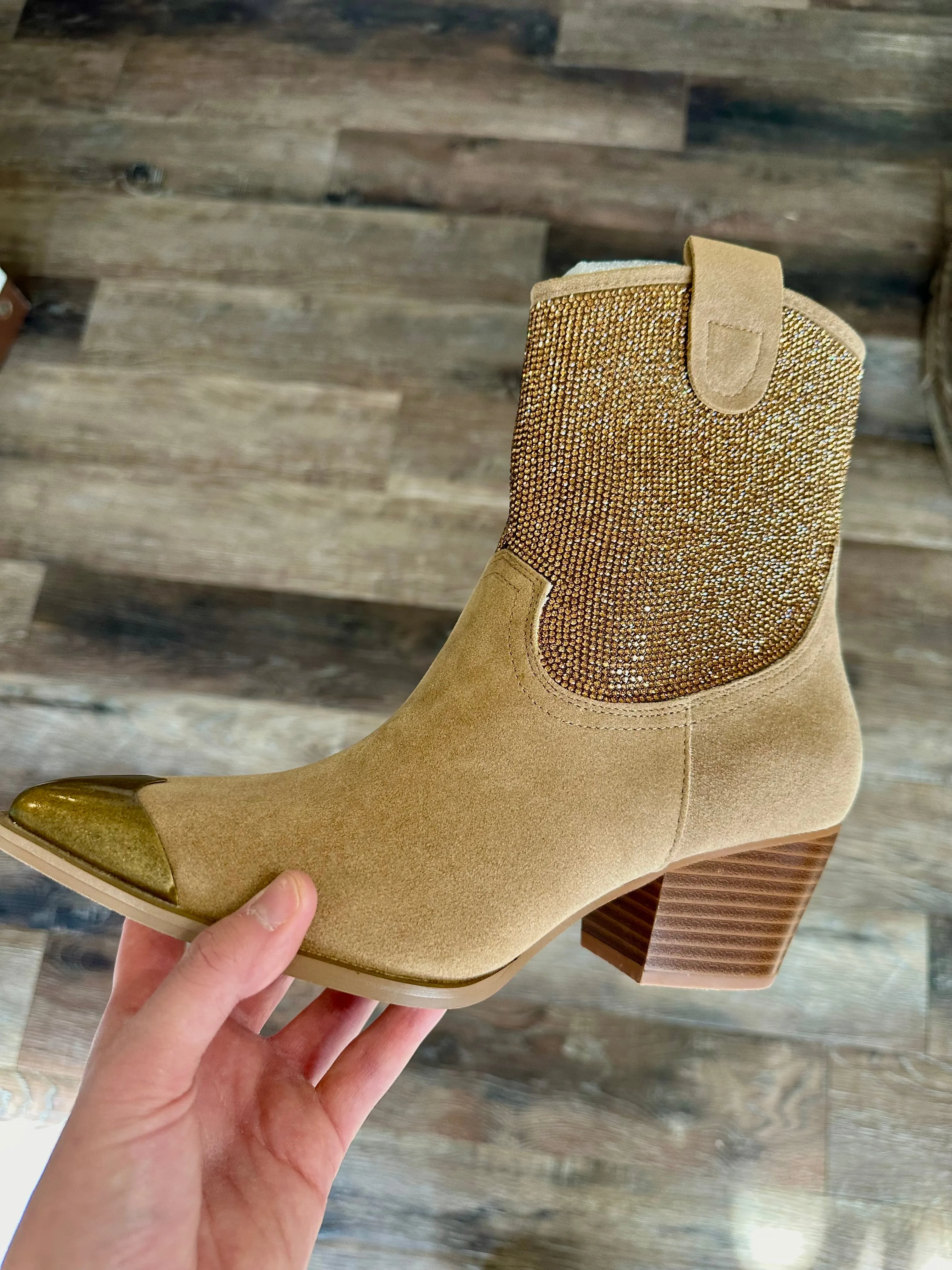 The Wren- Western Rhinestone Boots