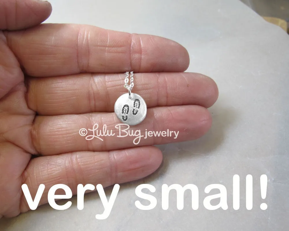Tiny Hiking Boot Necklace