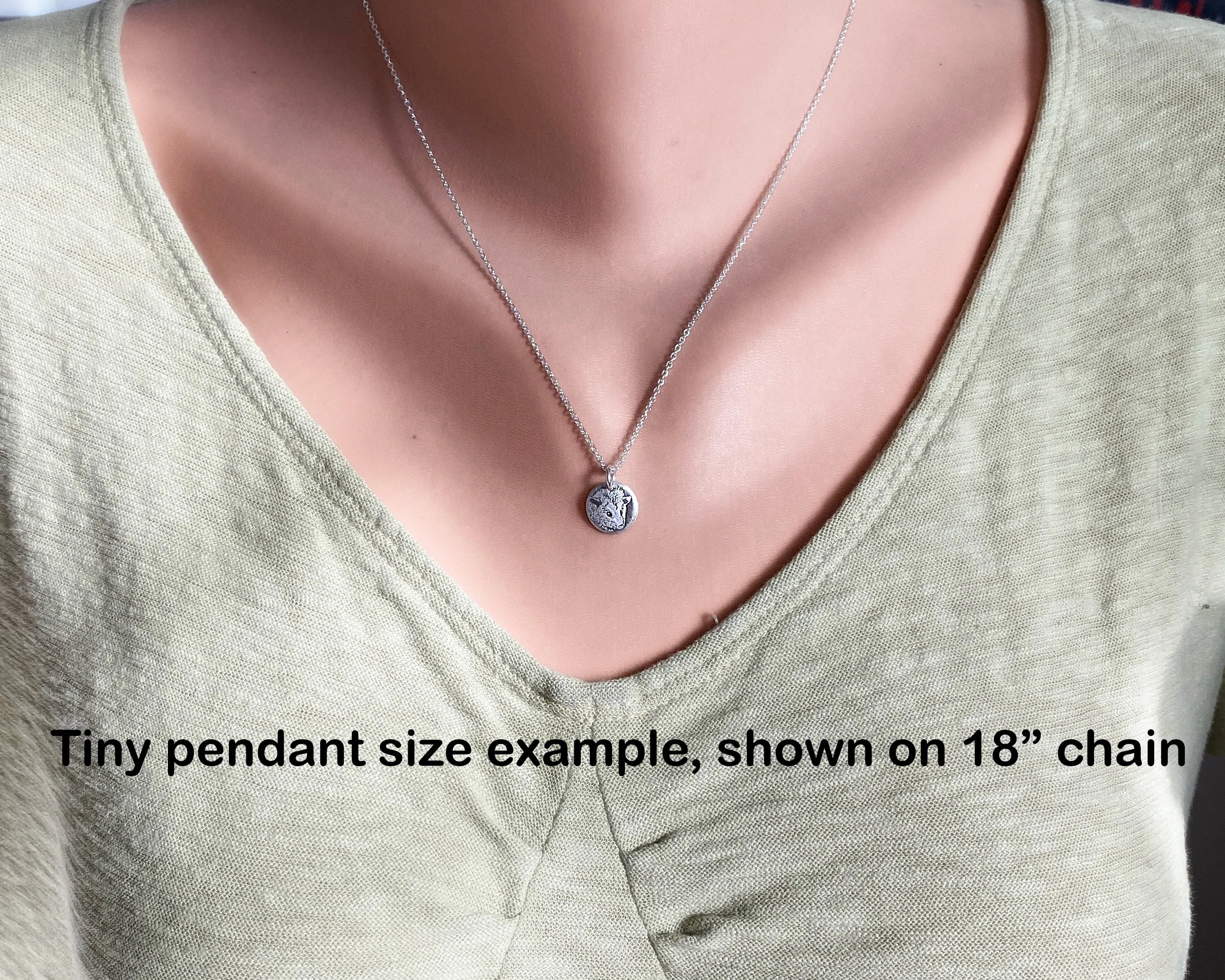 Tiny Hiking Boot Necklace