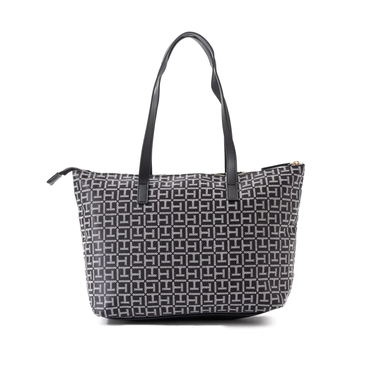 Tommy Hilfiger Monogram Tote Bag - BLK