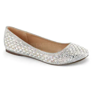 TREAT-06  Silver Glitter Mesh Fabric