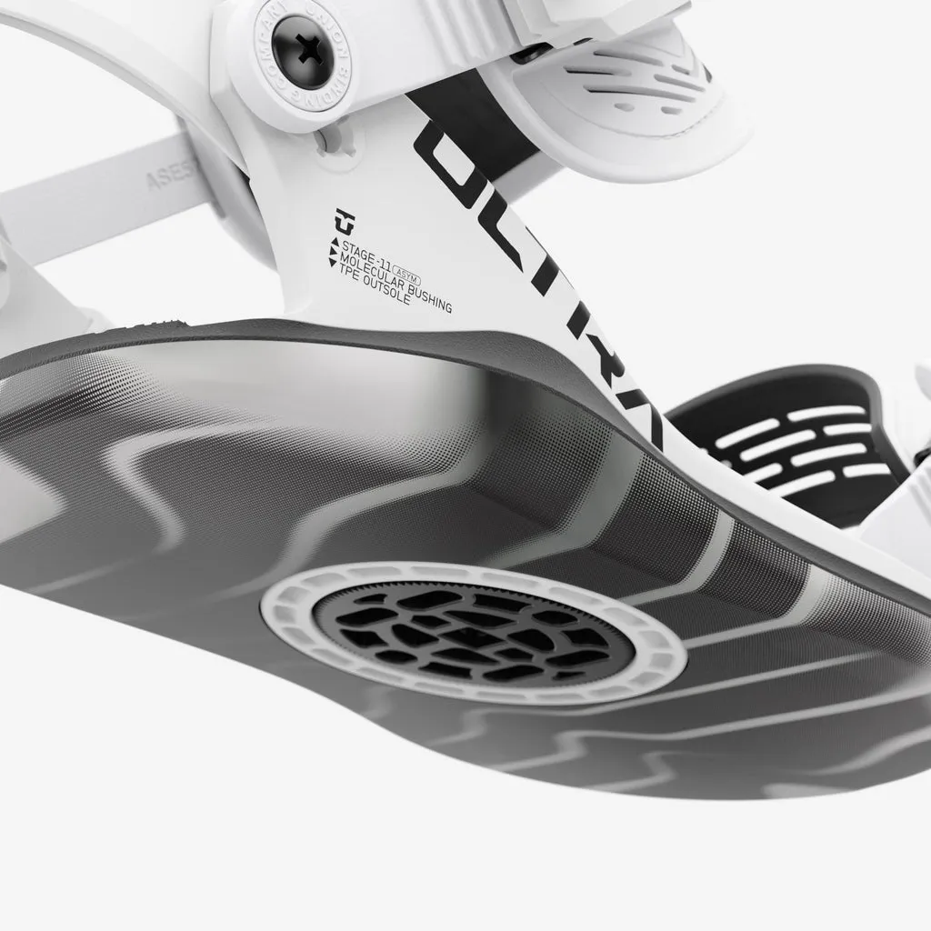 Union Mens Ultra Snowboard Bindings - White