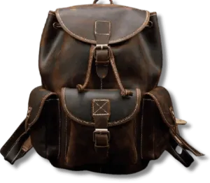 VacationGrabs Handcrafted Leather Backpacks Men Women