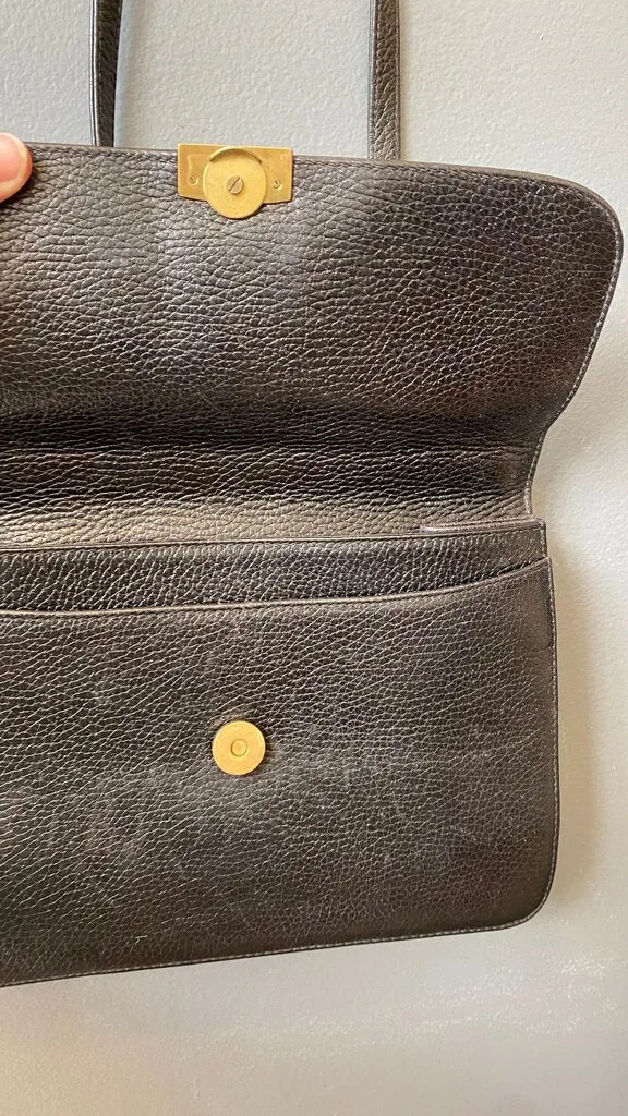 Vintage Leather Crossbody Bag