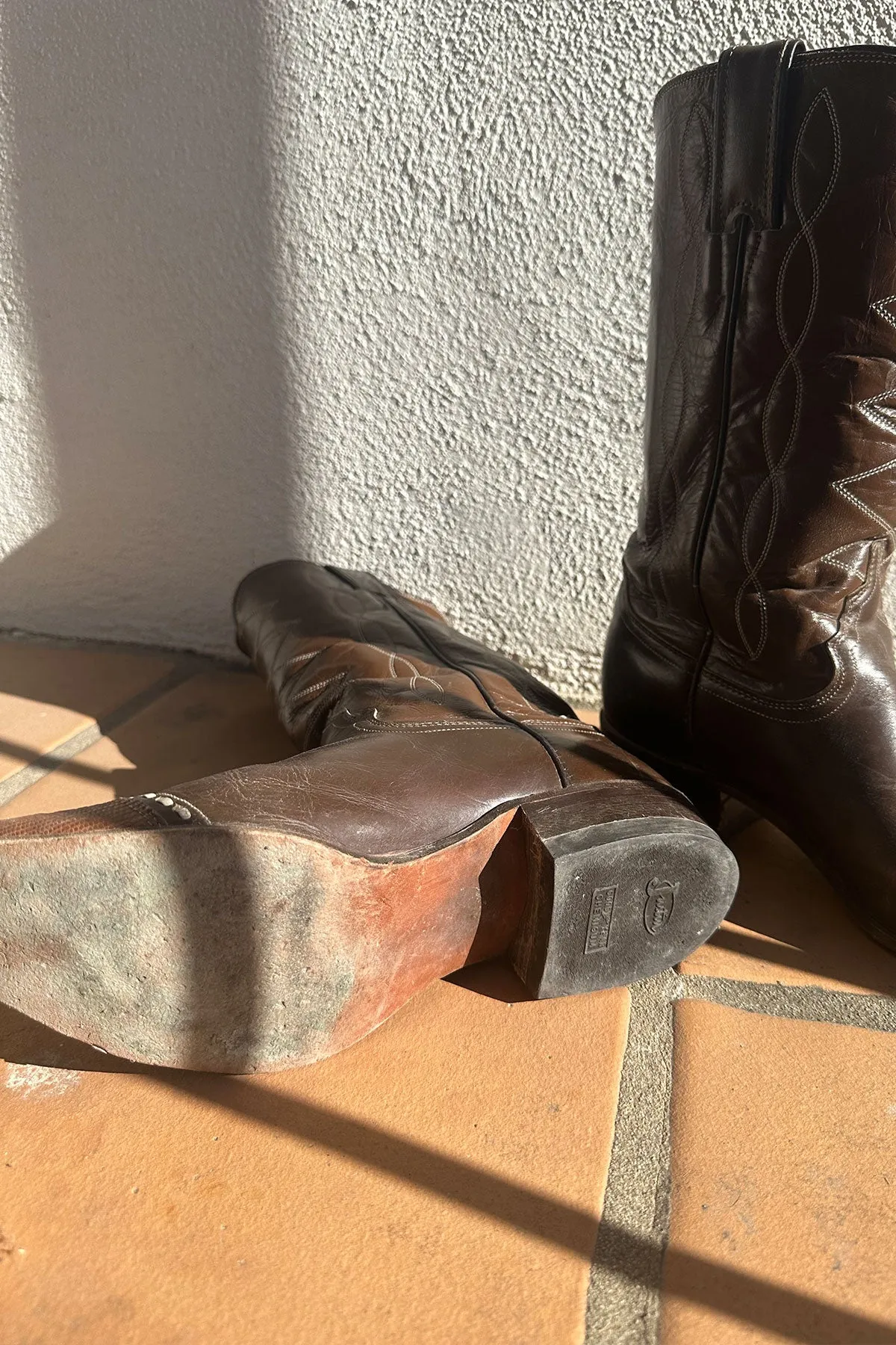 VINTAGE TONY LAMA COWBOY BOOTS | emilia teju w/ lizard toe