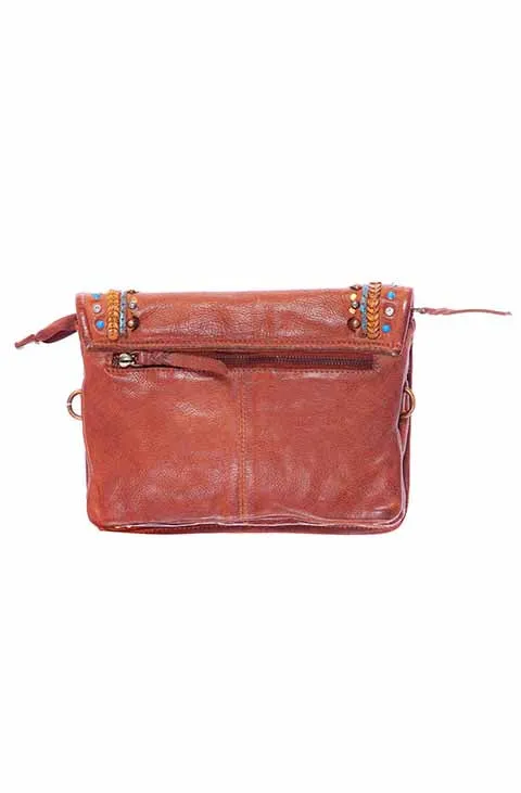 Western Shoulder Bag Leather Mini