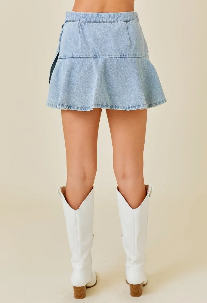 Whitney Skort-Denim