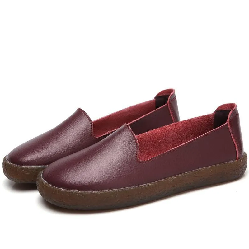 Women Flats Roman Style Women Shoes White Loafers For Women