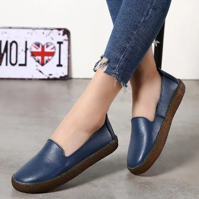 Women Flats Roman Style Women Shoes White Loafers For Women