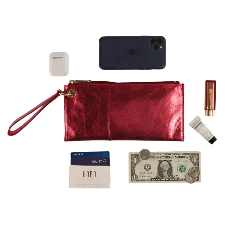 WOMEN'S HOBO VIDA WRISTLET | NATURAL POLISHED LEATHER