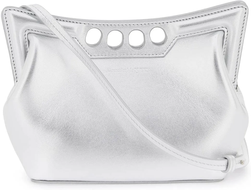 Women's Peak Mini Crossbody Bag in Silver | 7759081BL1I
