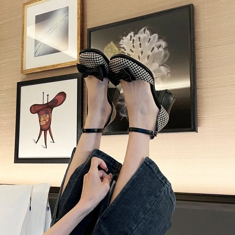 Women's Temperament Thick Heels