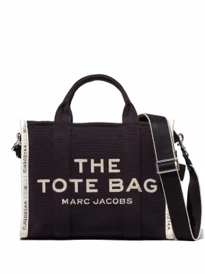Women's The Jacquard Medium Tote Bag in Black | M0017027001001